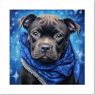 Staffy Puppy Posters and Art